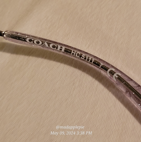 Coach HC5111 Perscription Eyeglass Frames Only Metal Cat Eye Designer #87 - Picture 10 of 17
